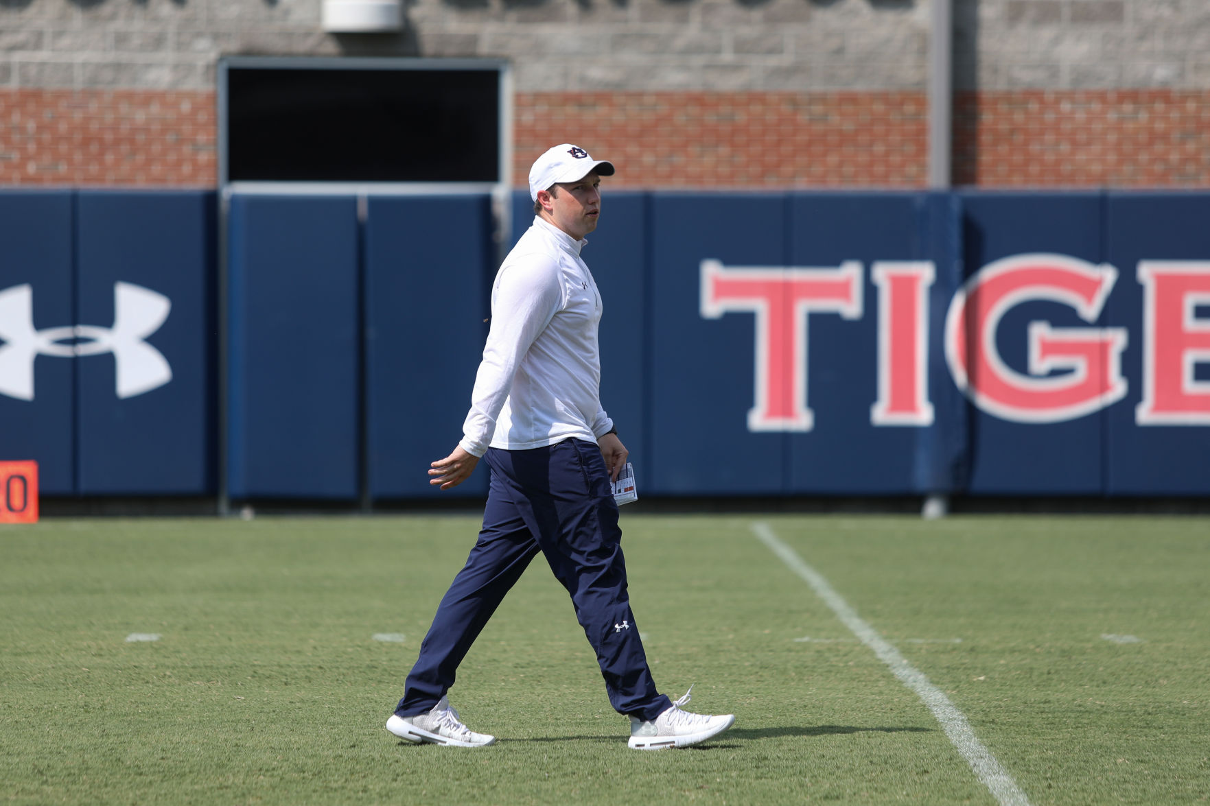 Auburn football practice Aug. 12